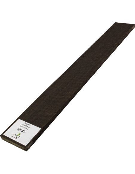 Touche en Ébène Ondé 530x75x9 mm MB Exclusive N°5 | Maderas Barber