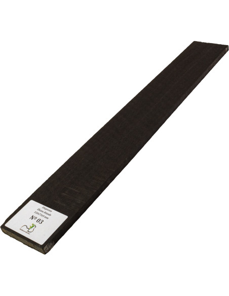 Diapasón de Ébano Rizado 530x75x9 mm MB Exclusive Nº3 | Maderas Barber