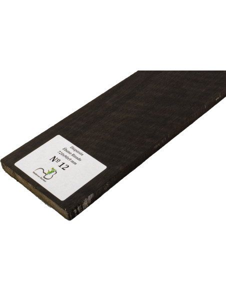 Diapasón de Ébano Rizado 720x90x9 mm MB Exclusive Nº12 | Maderas Barber
