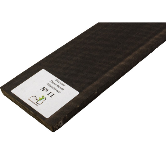 Touche en Ébène Ondée 720x90x9 mm MB Exclusive Nº11 | Maderas Barber