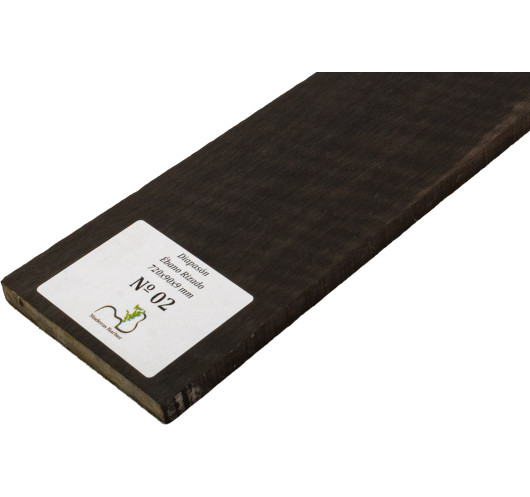 Touche en Ébène Ondée 720x90x9 mm MB Exclusive Nº2 | Maderas Barber