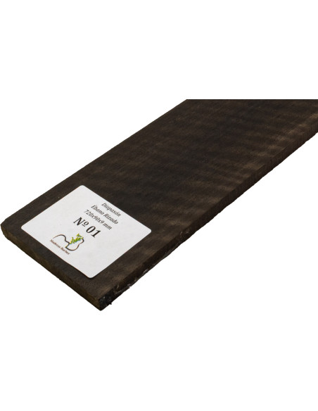 Curly Ebony Fingerboard 720x90x9 mm MB Exclusive Nº1 | Maderas Barber