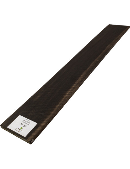 Curly Ebony Fingerboard 720x105x9 mm MB Exclusive Nº20 | Maderas Barber
