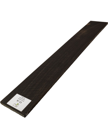 Curly Ebony Fingerboard 720x105x9 mm MB Exclusive Nº15 | Maderas Barber
