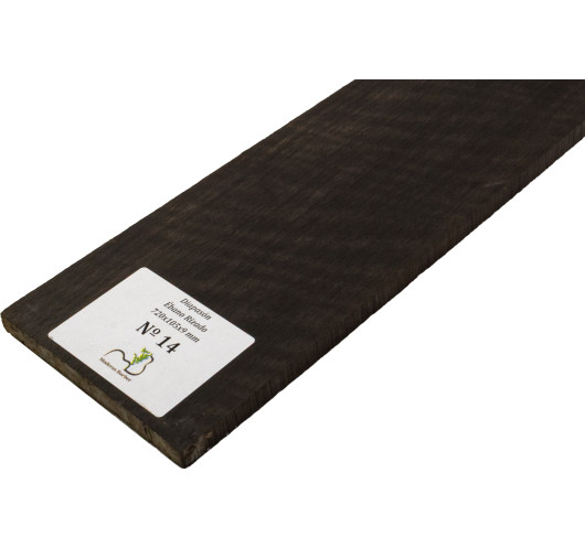 Curly Ebony Fingerboard 720x105x9 mm MB Exclusive Nº14 | Maderas Barber