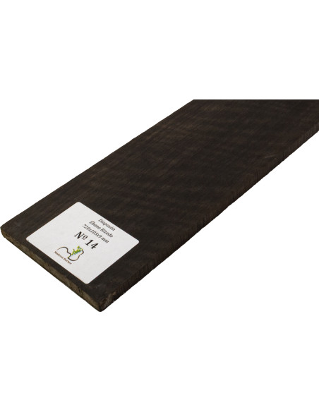Touche en Ébène Ondée 720x105x9 mm MB Exclusive Nº14 | Maderas Barber