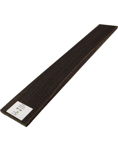 Curly Ebony Fingerboard 720x105x9 mm MB Exclusive Nº10 | Maderas Barber