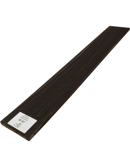 Curly Ebony Fingerboard 720x105x9 mm MB Exclusive Nº7 | Maderas Barber