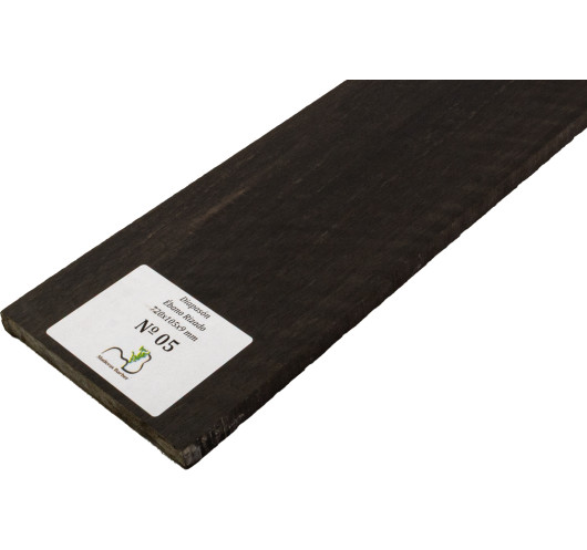 Curly Ebony Fingerboard 720x105x9 mm MB Exclusive Nº5 | Maderas Barber