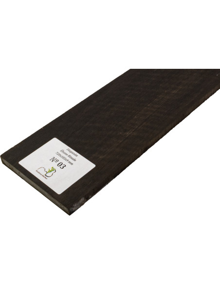 Curly Ebony Fingerboard 720x105x9 mm MB Exclusive Nº3 | Maderas Barber