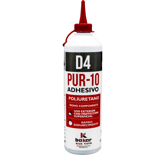 Adhesivo de poliuretano Bakar PUR-10 D4 500 g para luthería