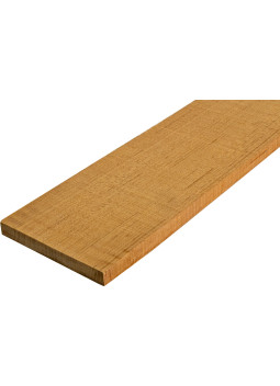 Detail of torrefied Hard Maple bass fingerboard with fine grain and toasted tone