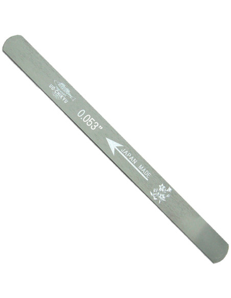 Uo-Chikyu Double Edged Nut Slot Japanese File 0.053"