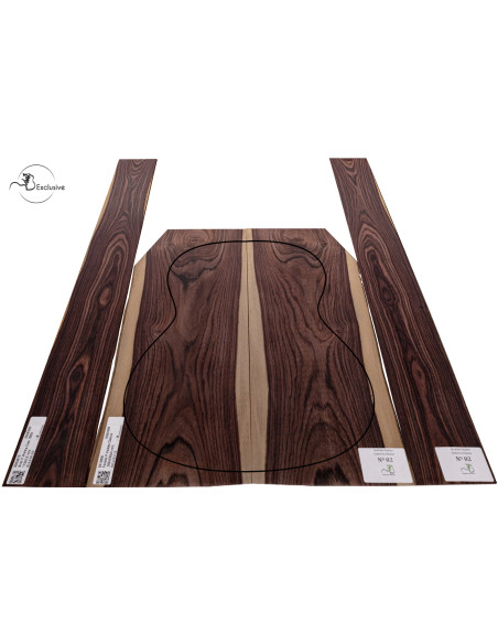 Complete Kingwood back and sides set for classical guitar MB Exclusive Nº 2
