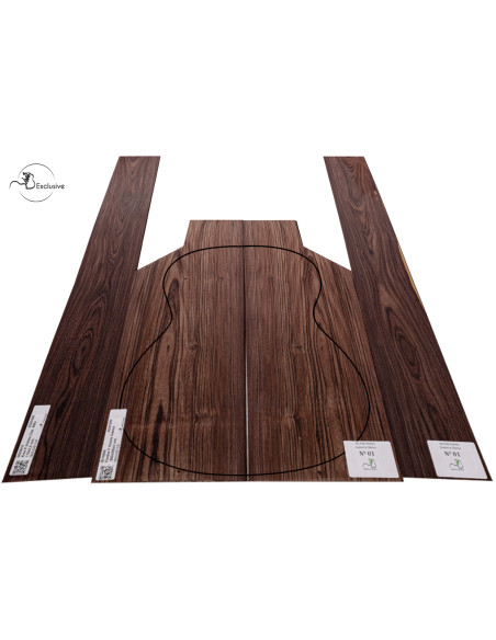 Kingwood back and sides set for classical guitar MB Exclusive Nº 1