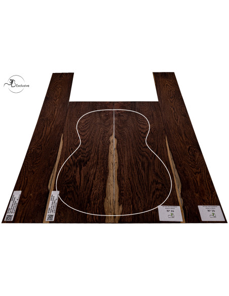 Honduran Rosewood Back and Sides Set for Classical Guitar No. 16 | Maderas Barber