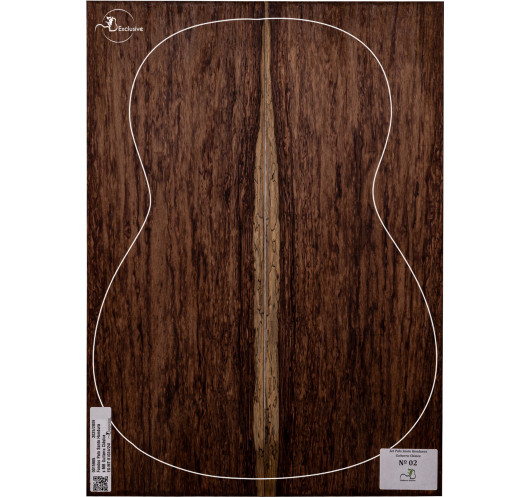 Honduran rosewood back corresponding to this MB Exclusive classical guitar set