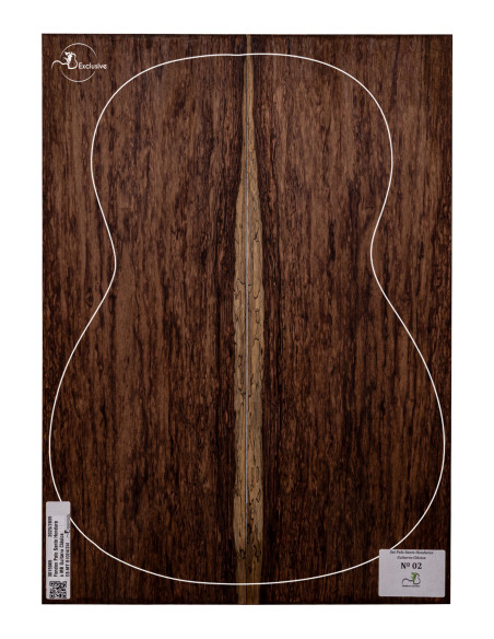 Honduran rosewood back corresponding to this MB Exclusive classical guitar set