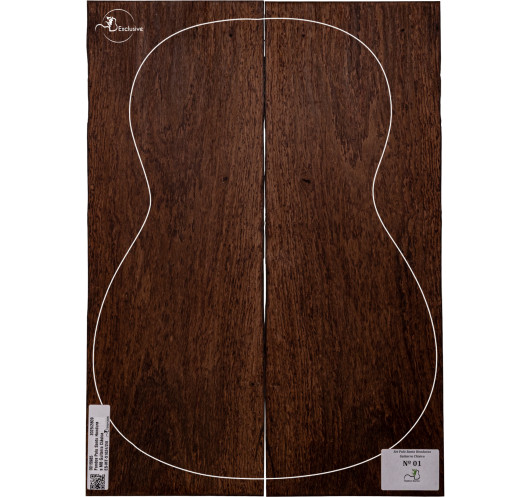 Honduran rosewood back corresponding to this MB Exclusive classical guitar set