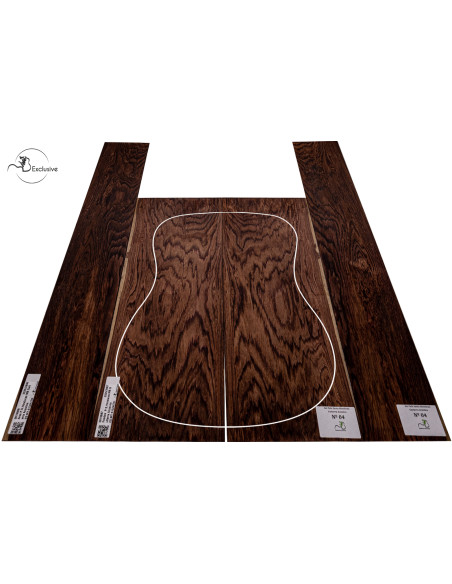 Jeu Palissandre du Honduras Guitare Acoustique MB Exclusive Nº 04 | Maderas Barber