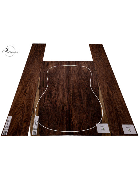 Juego Palo Santo de Honduras para Guitarra Acústica MB Exclusive Nº 02 | Maderas Barber