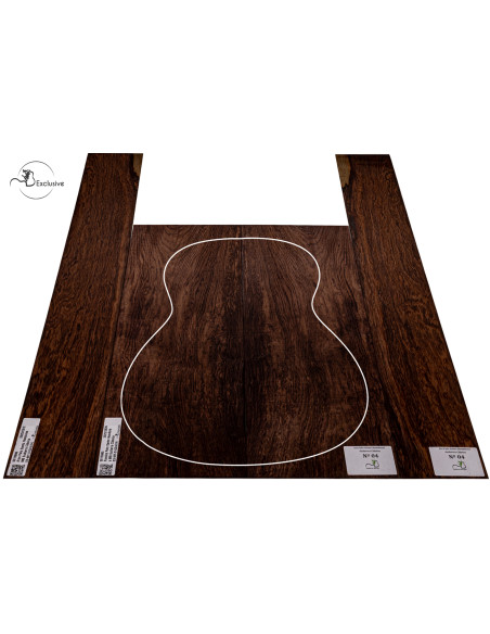 Jeu Fond et Éclisses en Palissandre du Honduras pour Guitare Classique Nº 04 | Maderas Barber