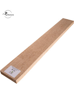Ebauche de manche en érable moucheté MB Exclusive pour guitare électrique, pièce unique, surface poncée