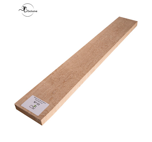 Birdseye maple neck blank MB Exclusive for electric guitar, one of a kind piece, sanded surface