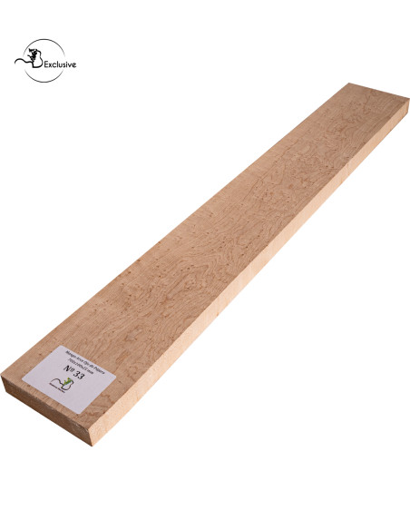 Birdseye maple neck blank MB Exclusive for electric guitar, one of a kind piece, sanded surface