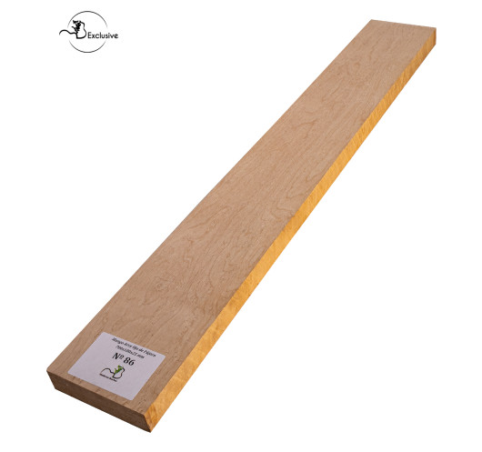 Birdseye maple neck blank MB Exclusive for electric guitar, one of a kind piece, sanded surface
