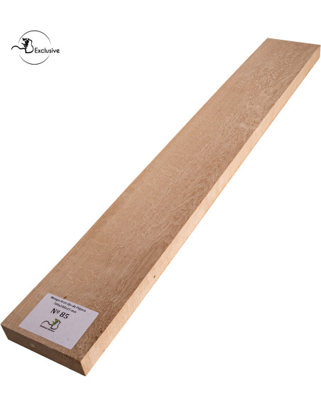 Ebauche de manche en érable moucheté MB Exclusive pour guitare électrique, pièce unique, surface poncée