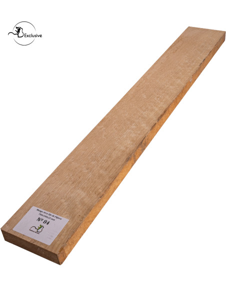 Ebauche de manche en érable moucheté MB Exclusive pour guitare électrique, pièce unique, surface poncée