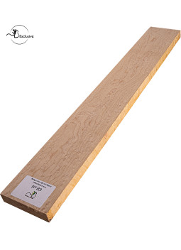 Ebauche de manche en érable moucheté MB Exclusive pour guitare électrique, pièce unique, surface poncée