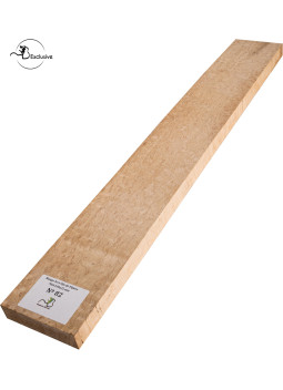 Ebauche de manche en érable moucheté MB Exclusive pour guitare électrique, pièce unique, surface poncée