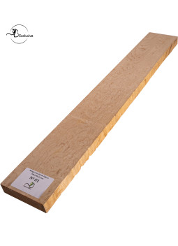 Ebauche de manche en Érable moucheté MB Exclusive pour guitare électrique, pièce unique, surface poncée