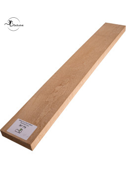 Ebauche de manche en Érable moucheté MB Exclusive pour guitare électrique, pièce unique, surface poncée