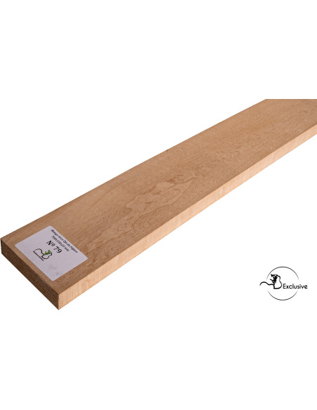 Detail of natural birdseye figure on birdseye maple neck blank MB Exclusive