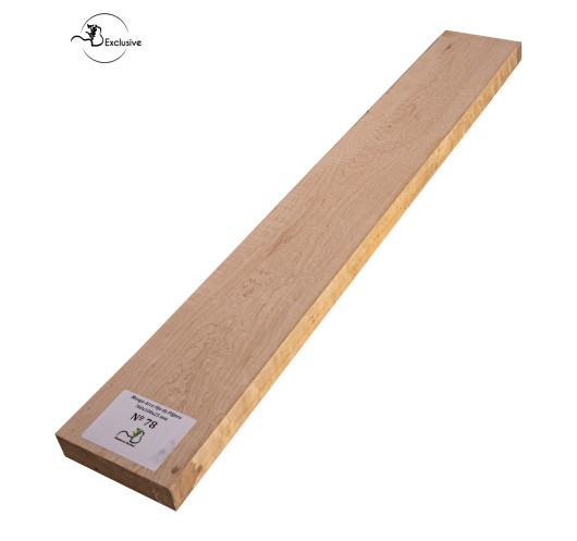 Birdseye maple neck blank MB Exclusive for electric guitar, one of a kind piece, sanded surface