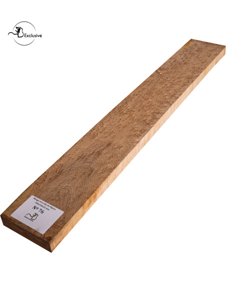 Birdseye maple neck blank MB Exclusive for electric guitar, one of a kind piece, sanded surface