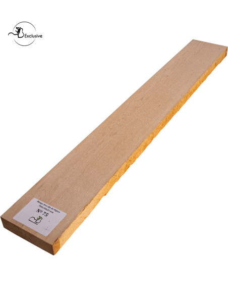 Mango de arce ojo de pájaro MB Exclusive para guitarra eléctrica, pieza única, superficie lijada sin tratamiento
