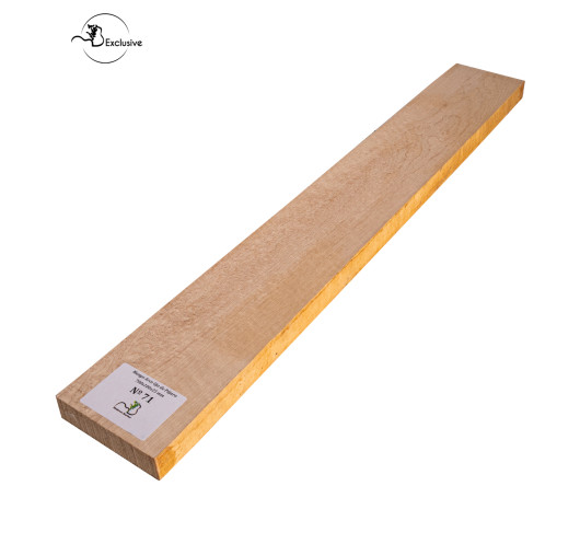 Birdseye maple neck blank MB Exclusive for electric guitar, one of a kind piece, sanded surface