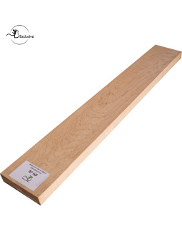 Ebauche de manche en Érable moucheté MB Exclusive pour guitare électrique, pièce unique, surface poncée