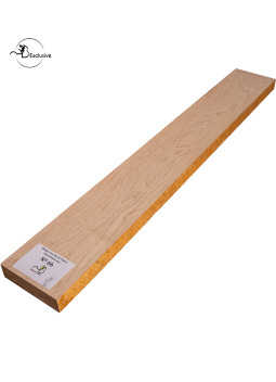 Ebauche de manche en Érable moucheté MB Exclusive pour guitare électrique, pièce unique, surface poncée