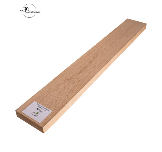 Ebauche de manche en Érable moucheté MB Exclusive pour guitare électrique, pièce unique, surface poncée