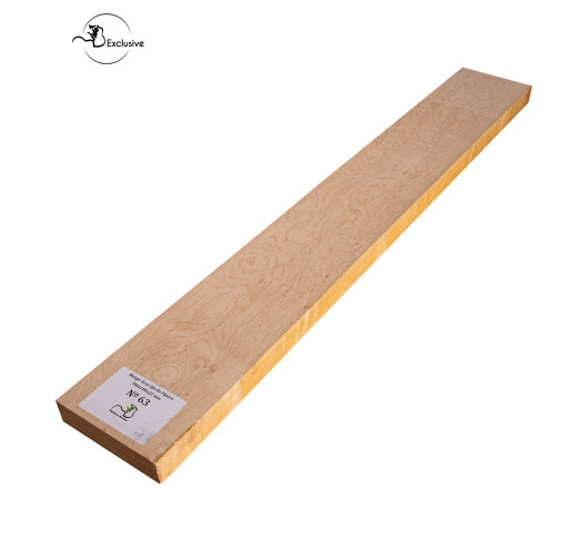 Birdseye maple neck blank MB Exclusive for electric guitar, one of a kind piece, sanded surface