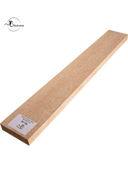 Ebauche de manche en Érable moucheté MB Exclusive pour guitare électrique, pièce unique, surface poncée