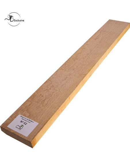 Birdseye maple neck blank MB Exclusive for electric guitar, one of a kind piece, sanded surface
