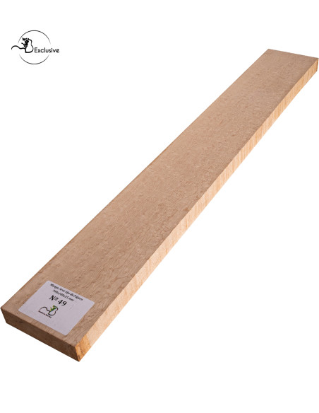 Birdseye maple neck blank MB Exclusive for electric guitar, one of a kind piece, sanded surface