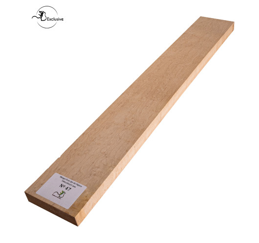 Birdseye maple neck blank MB Exclusive for electric guitar, one of a kind piece, sanded surface