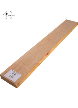 Ebauche de manche en Érable moucheté MB Exclusive pour guitare électrique, pièce unique, surface poncée